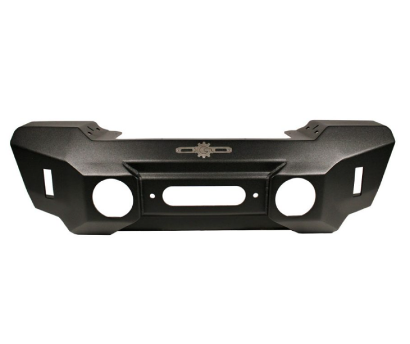 Jeep Wrangler JK Bumper - Front - Rock Slide Engineering - Big Sky Aluminum Stubby w/ Winch Plate - `07-`18